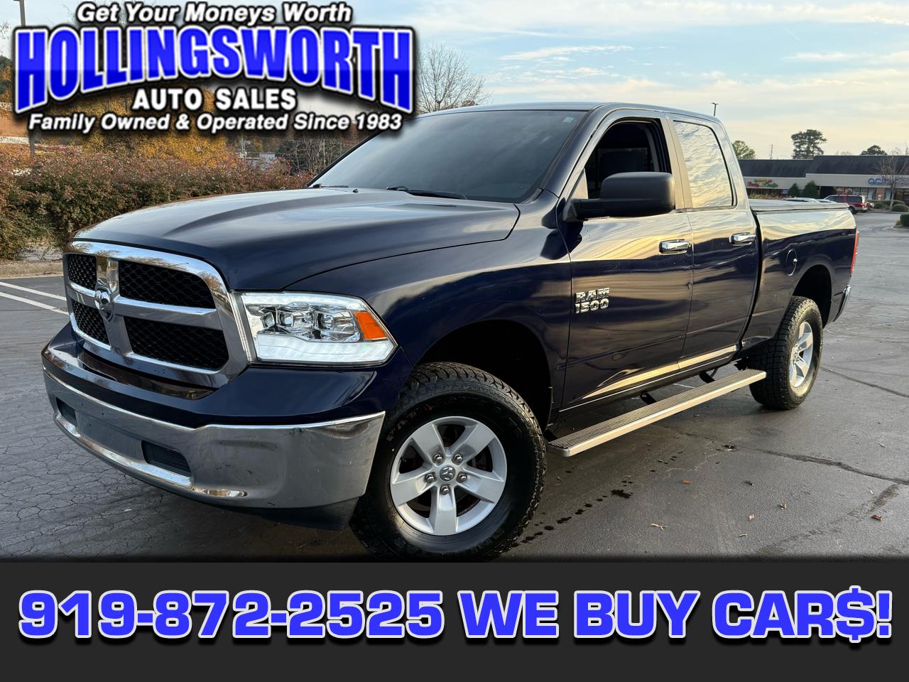 2018 RAM 1500 SLT 4x4 Quad Cab 6'4" Box