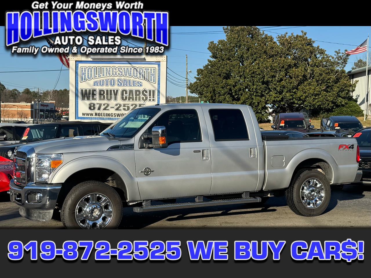 Ford Super Duty F-250 SRW Lariat 4WD Crew Cab 6.75' Box 2012