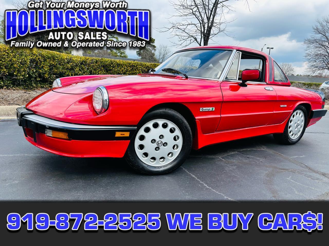 1986 Alfa Romeo Spider Veloce convertible