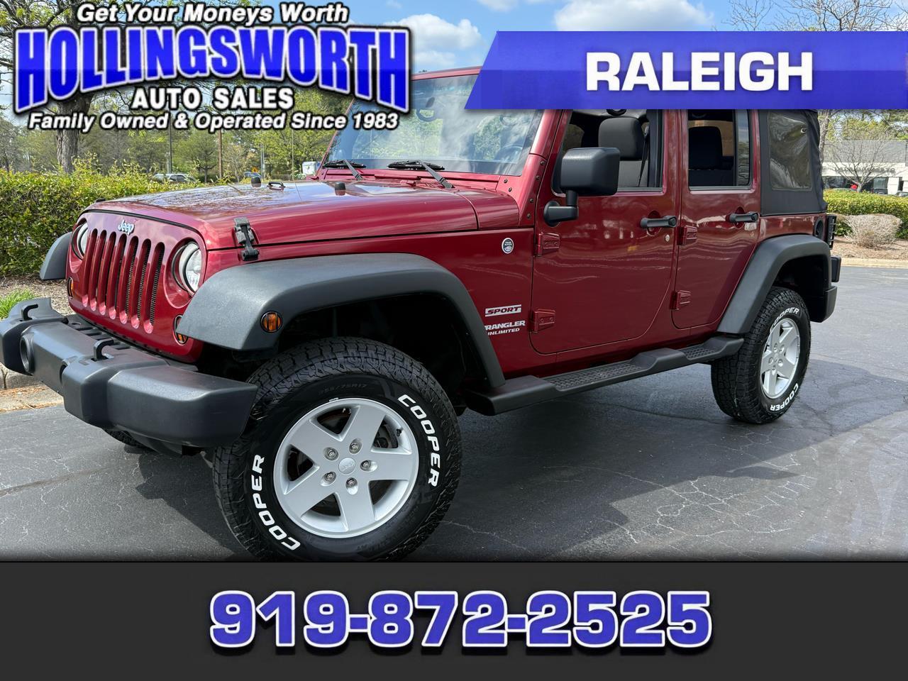 2012 Jeep Wrangler Unlimited 4WD 4dr Sport