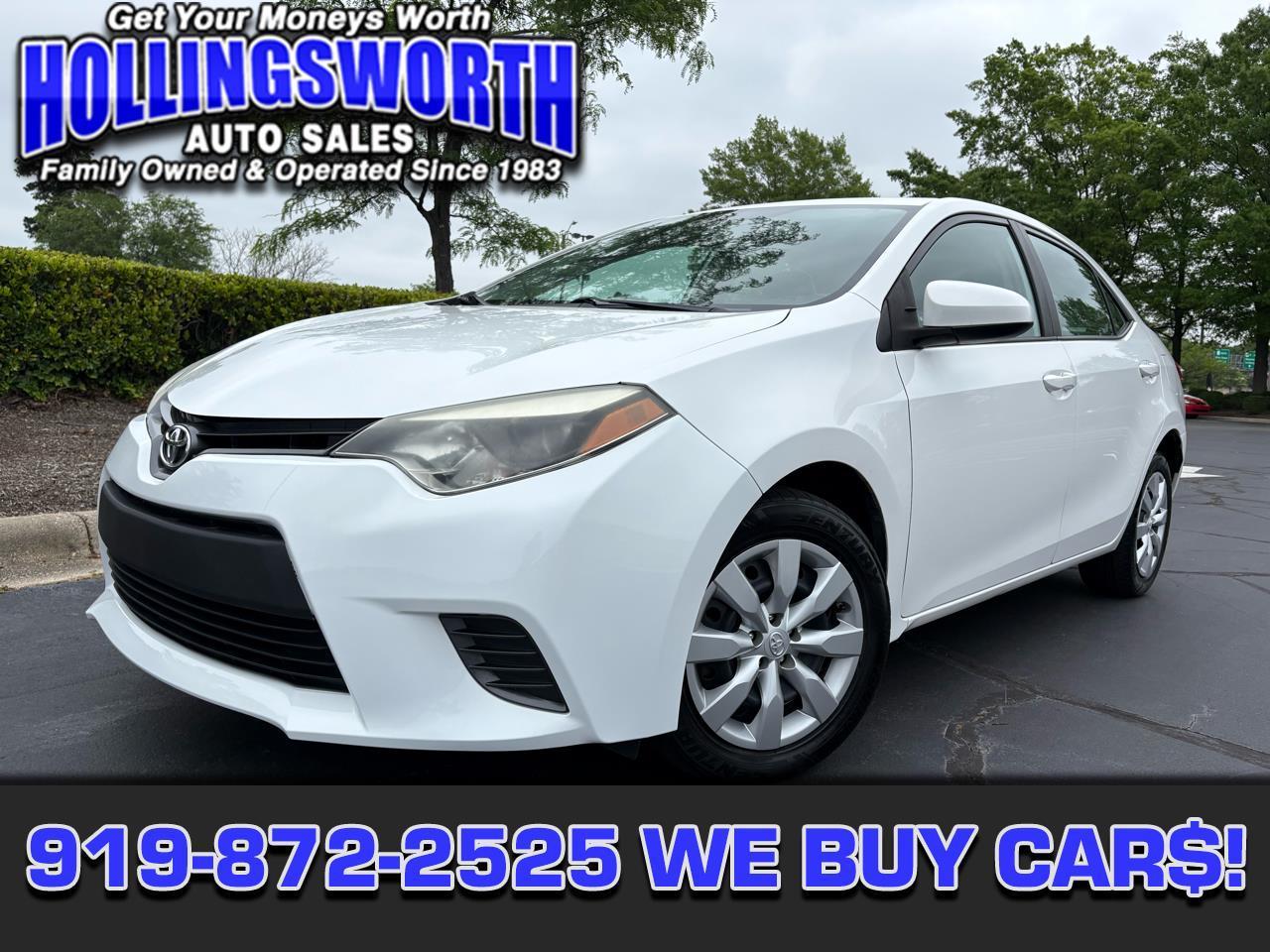 Toyota Corolla LE 2016