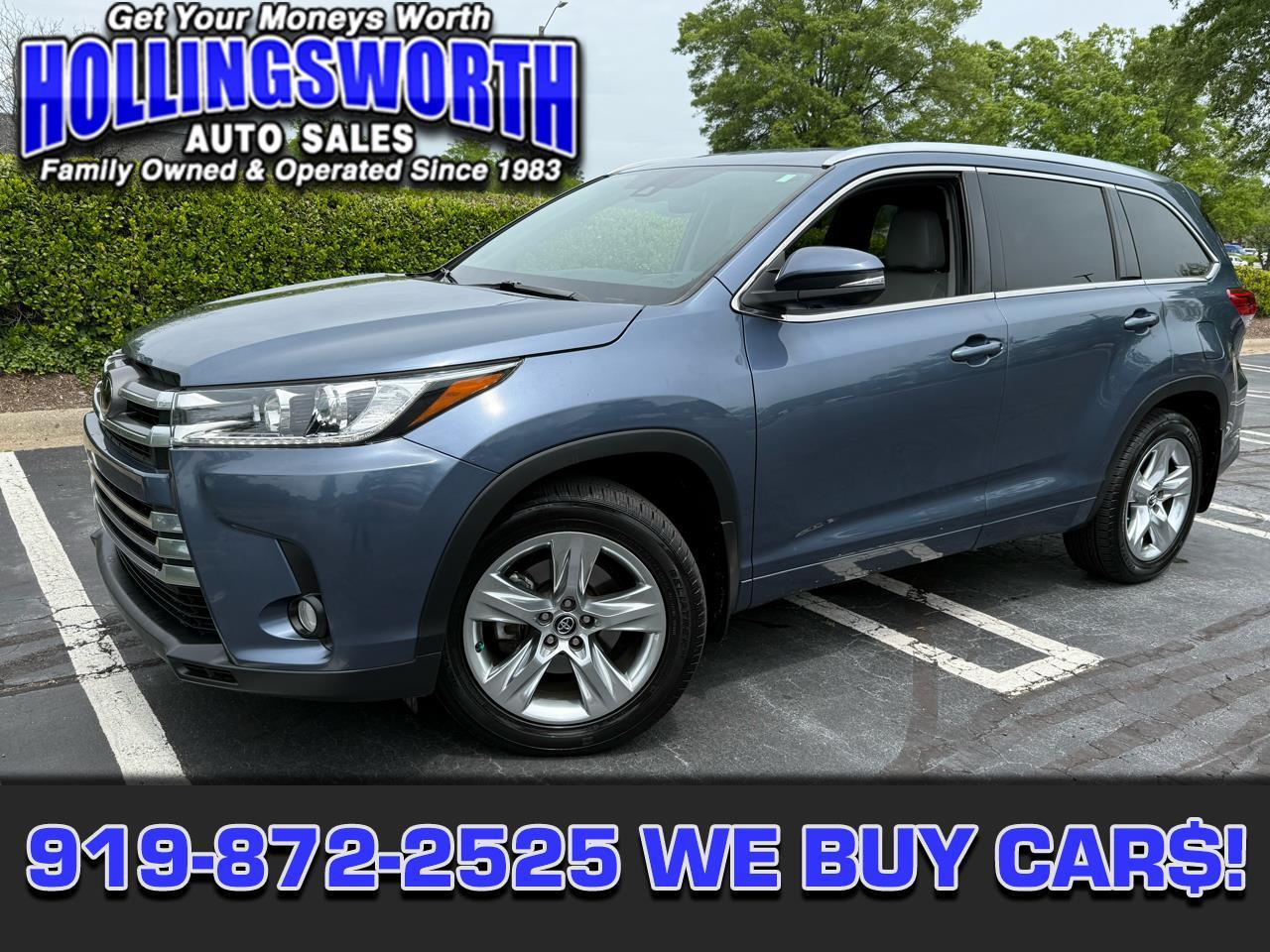 Toyota Highlander Limited V6 AWD (Natl) 2017