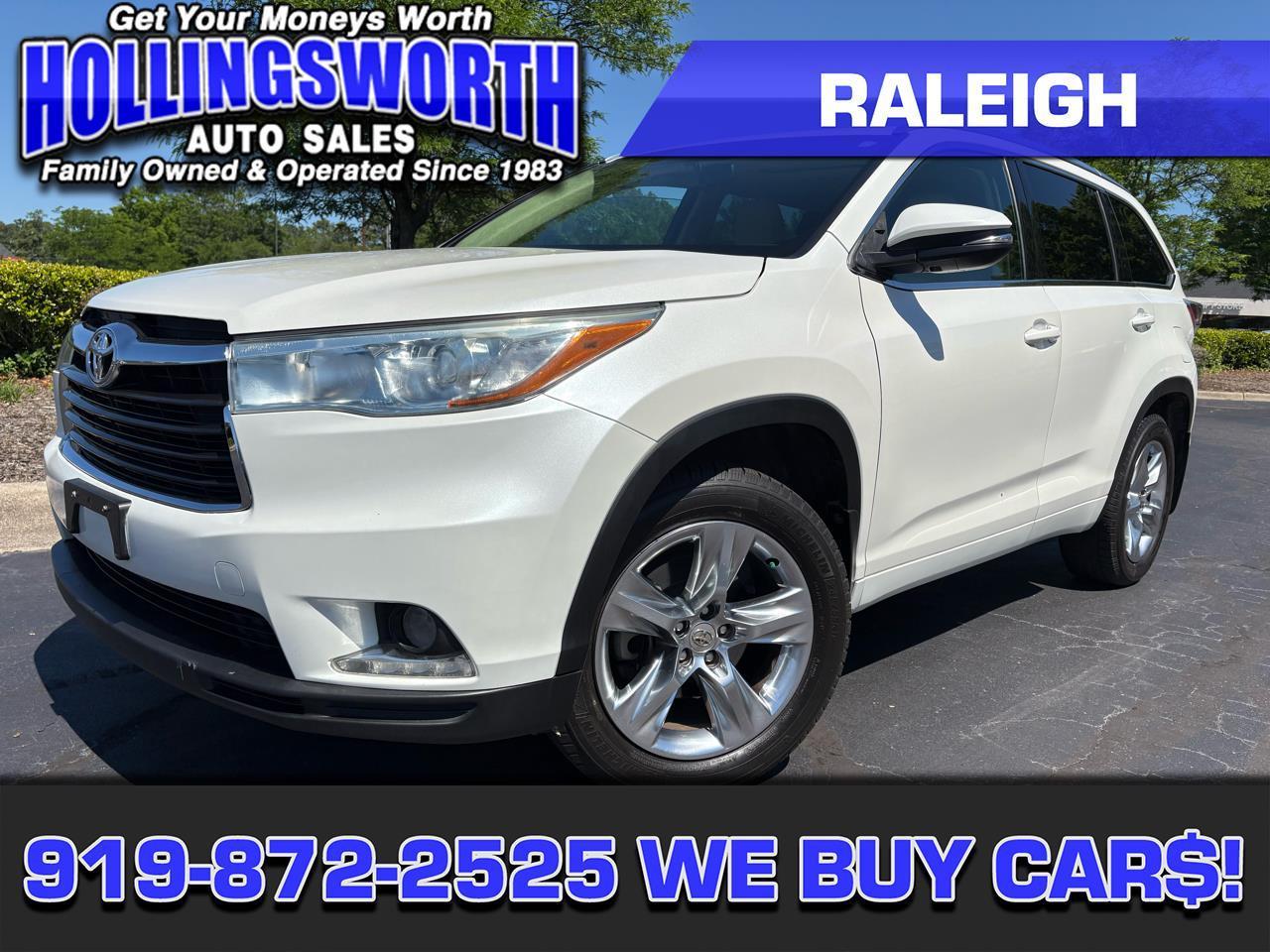 Toyota Highlander Limited V6 AWD (Natl) 2015