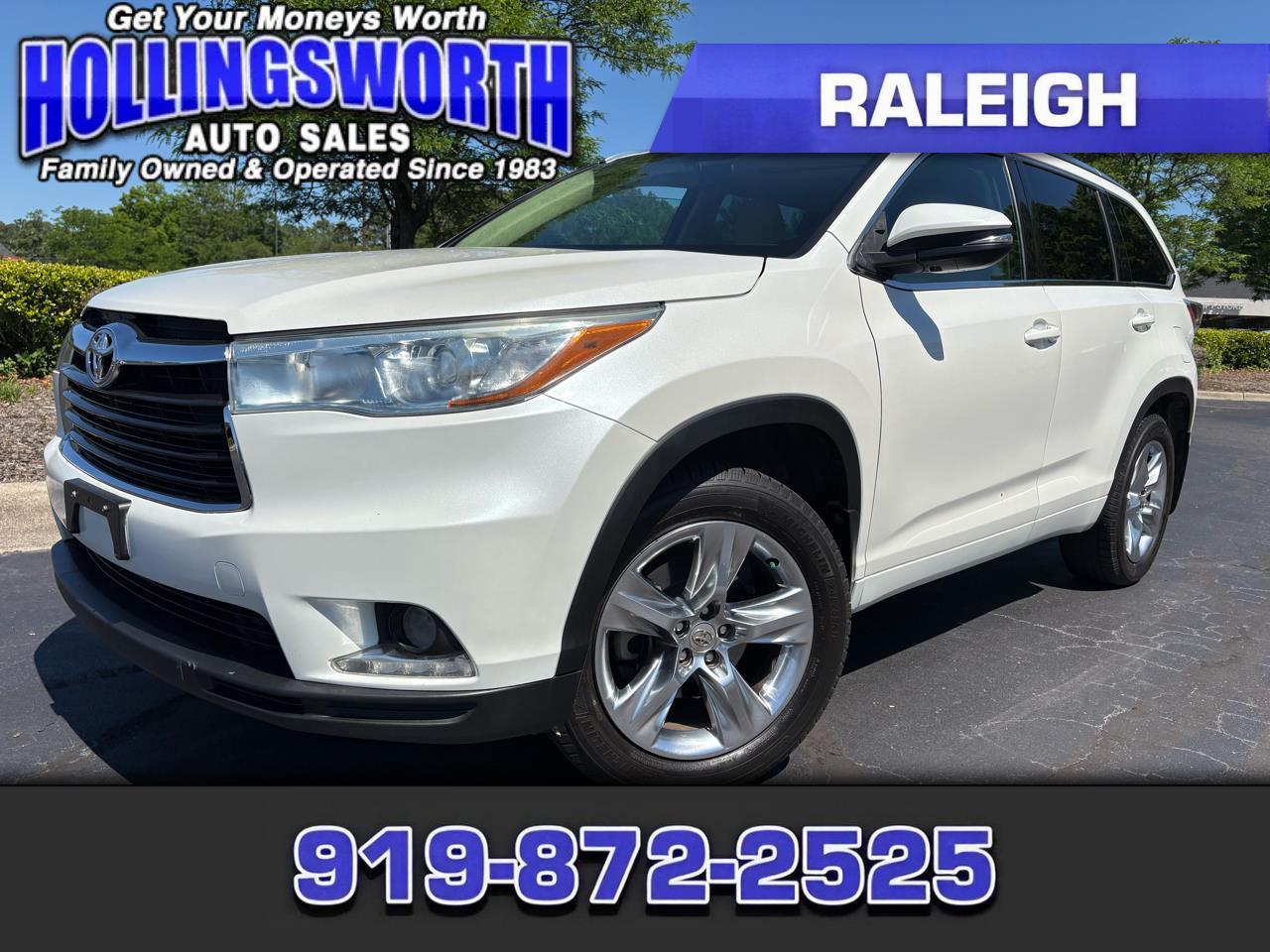 2015 Toyota Highlander Limited V6 AWD (Natl)