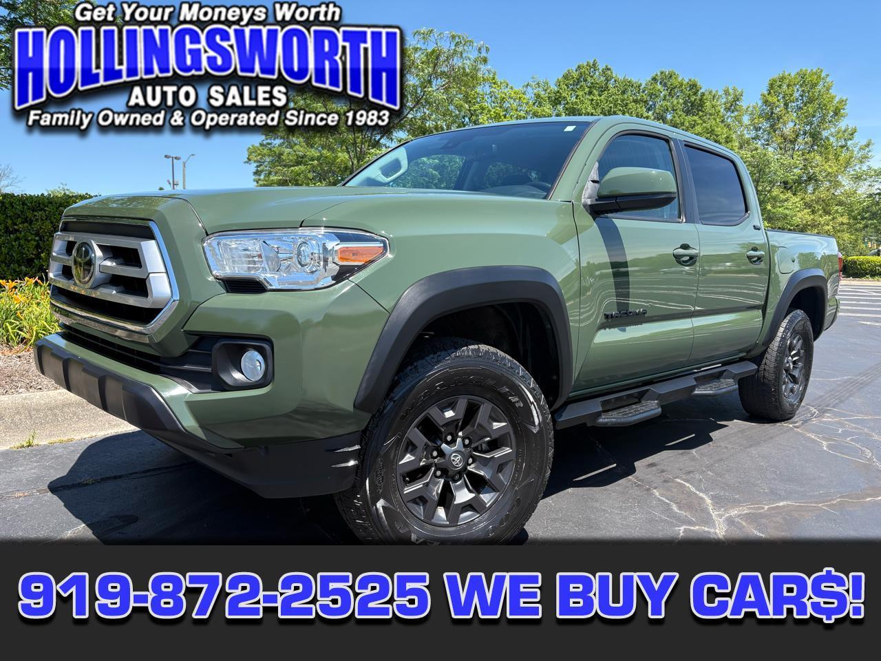 Toyota Tacoma 2WD SR5 Double Cab 5' Bed V6 AT (Natl) 2021
