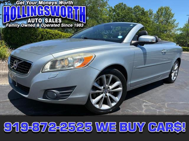 Silver 2011 Volvo C70 T5 Convertible Front-Wheel Drive Automatic
