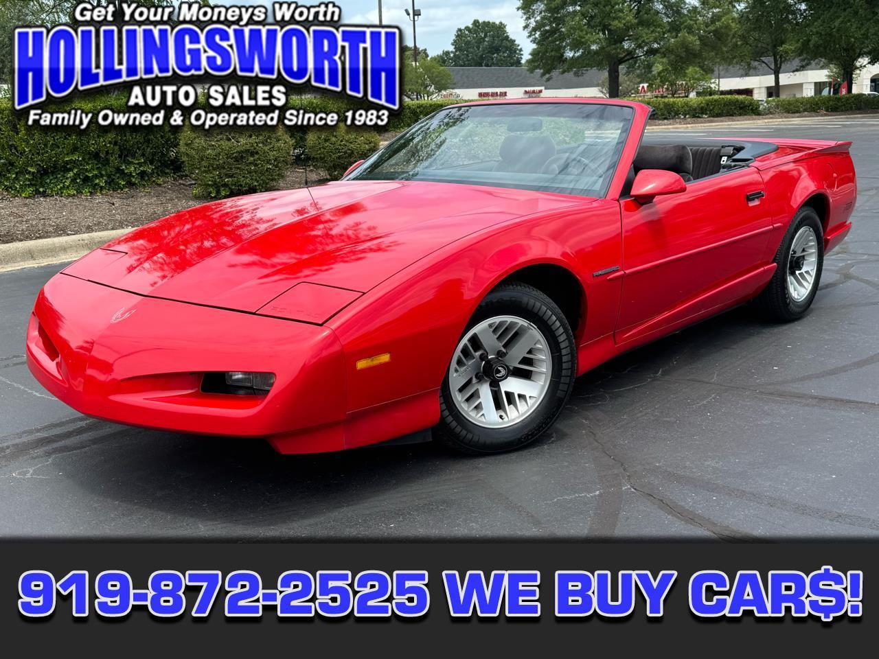 Pontiac Firebird 2dr Convertible 1992