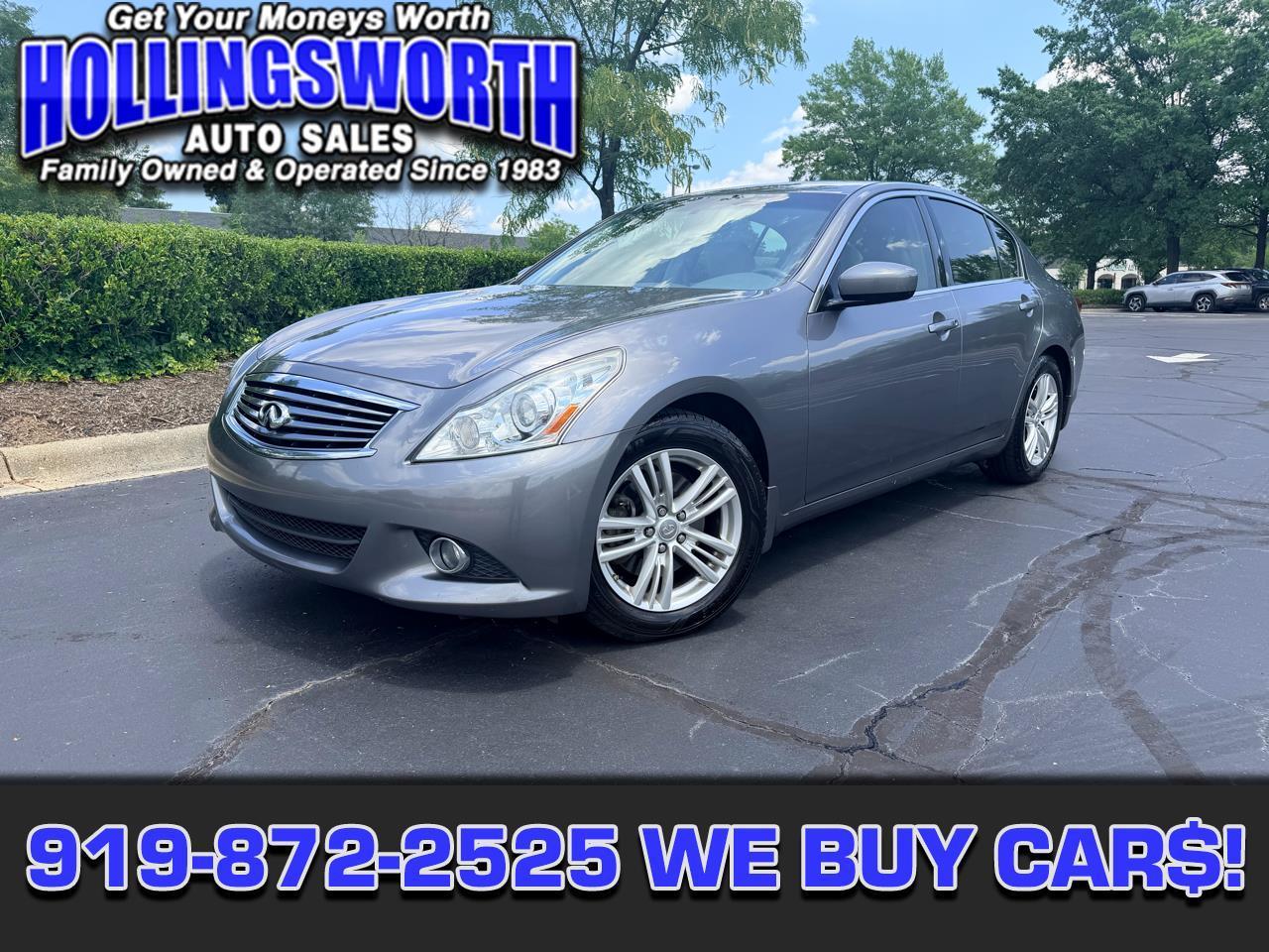 Infiniti G25 Sedan 4dr Journey RWD 2011