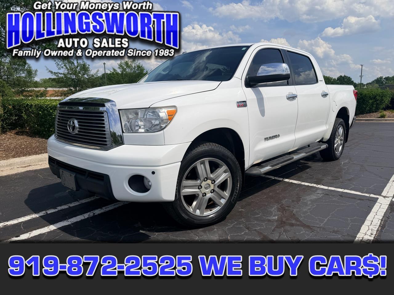Toyota Tundra 4WD Truck CrewMax 5.7L FFV V8 6-Spd AT LTD (Natl) 2011