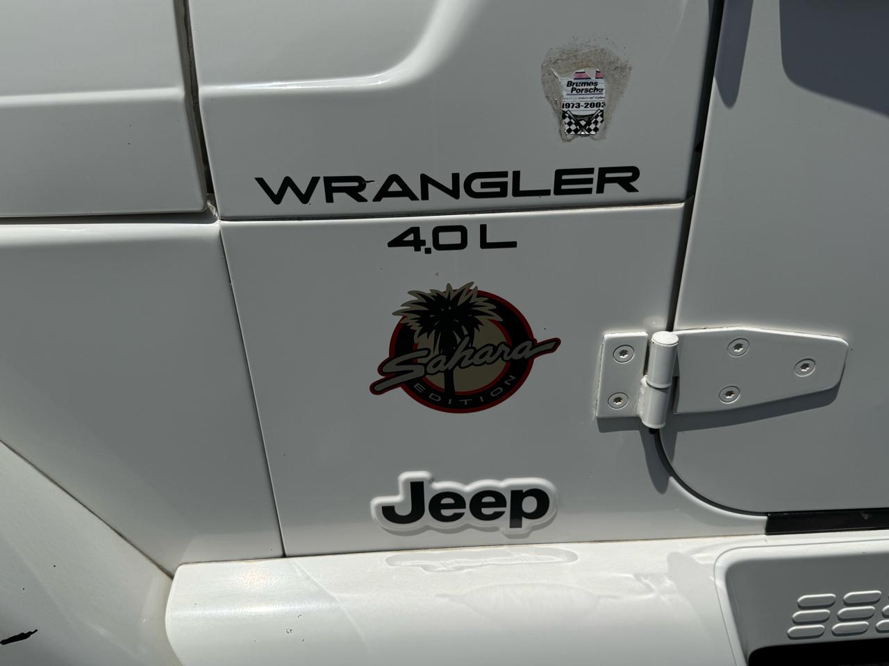 Jeep Wrangler 2dr Sahara 2000