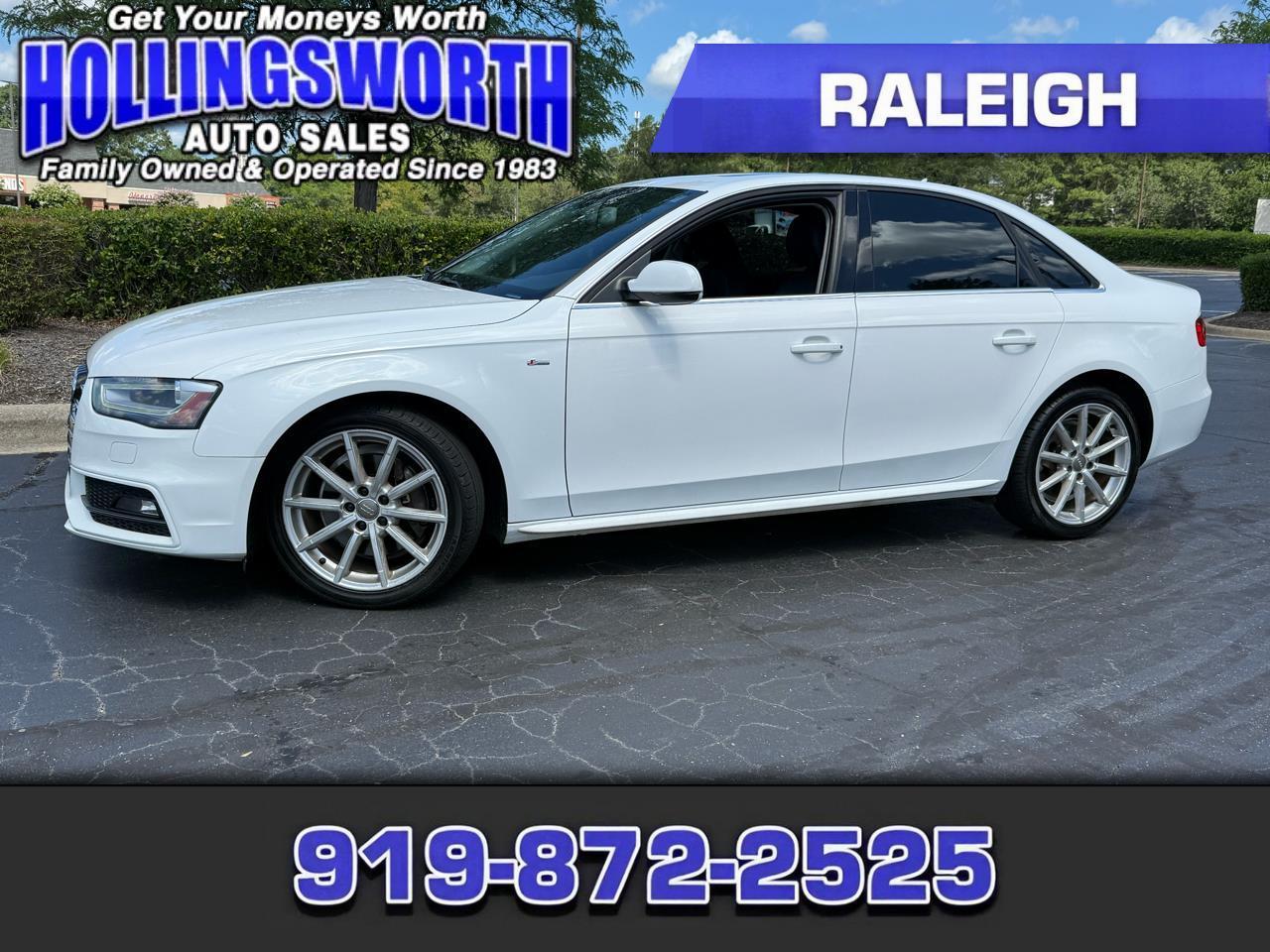 2015 Audi A4 4dr Sdn CVT FrontTrak 2.0T Premium