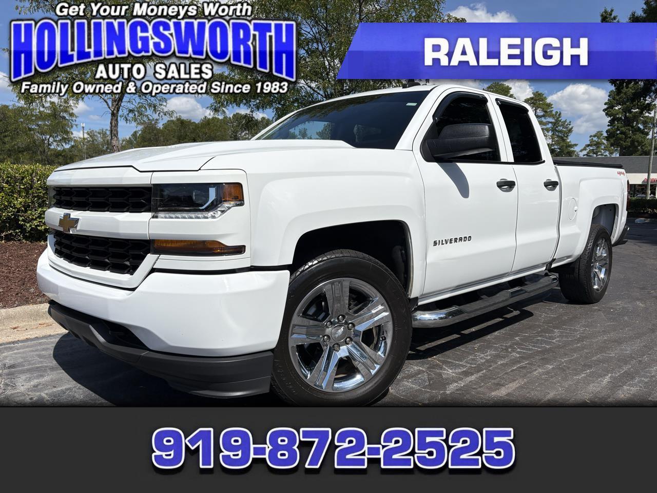 Chevrolet Silverado 1500 4WD Double Cab 143.5" Custom 2018