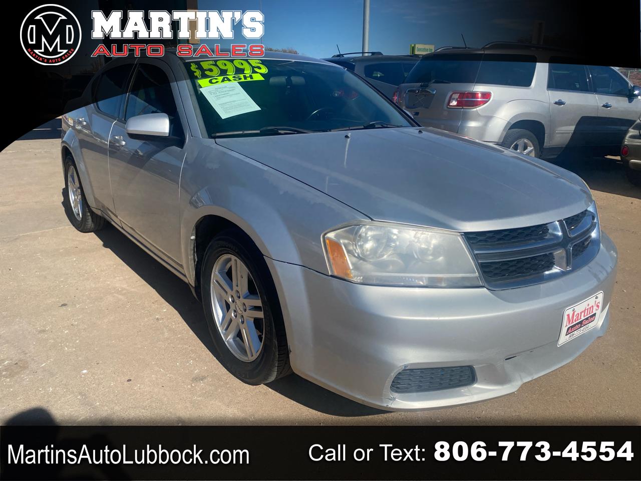 2012 Dodge Avenger 4dr Sdn SXT