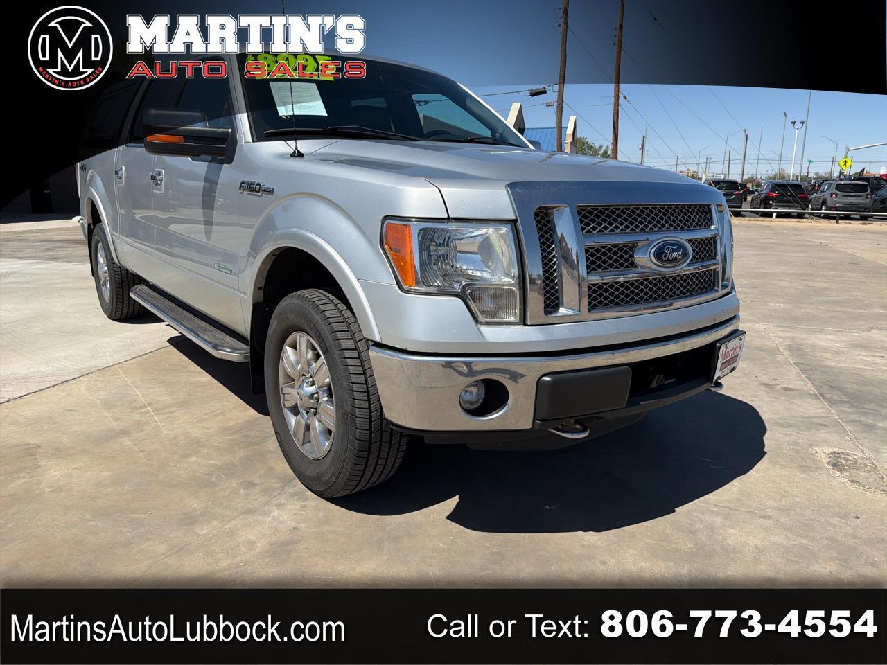 2012 Ford F-150 4WD SuperCrew 145" Platinum