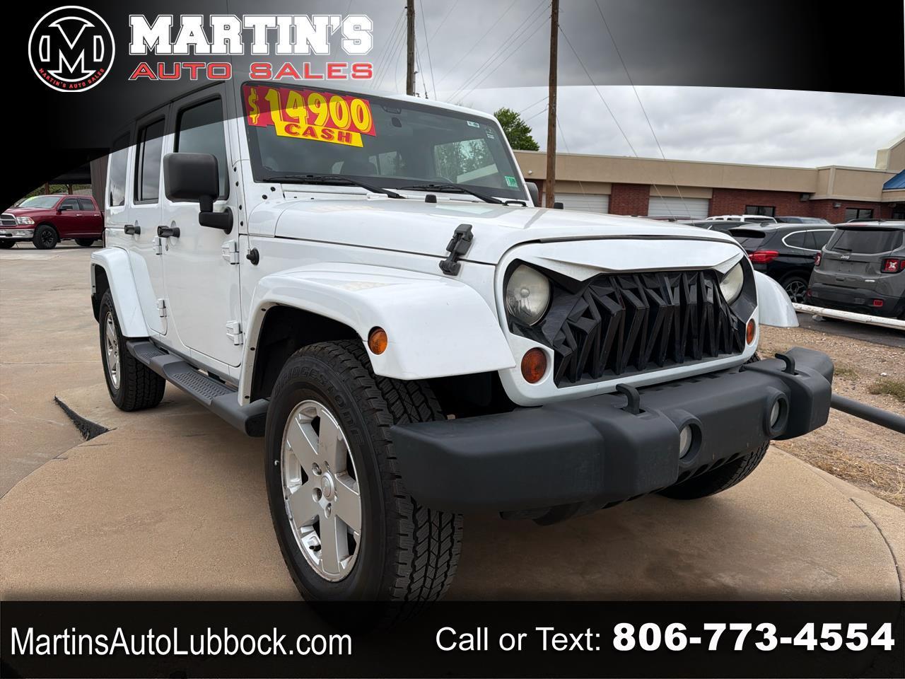 Jeep Wrangler Unlimited 4WD 4dr Sahara 2012