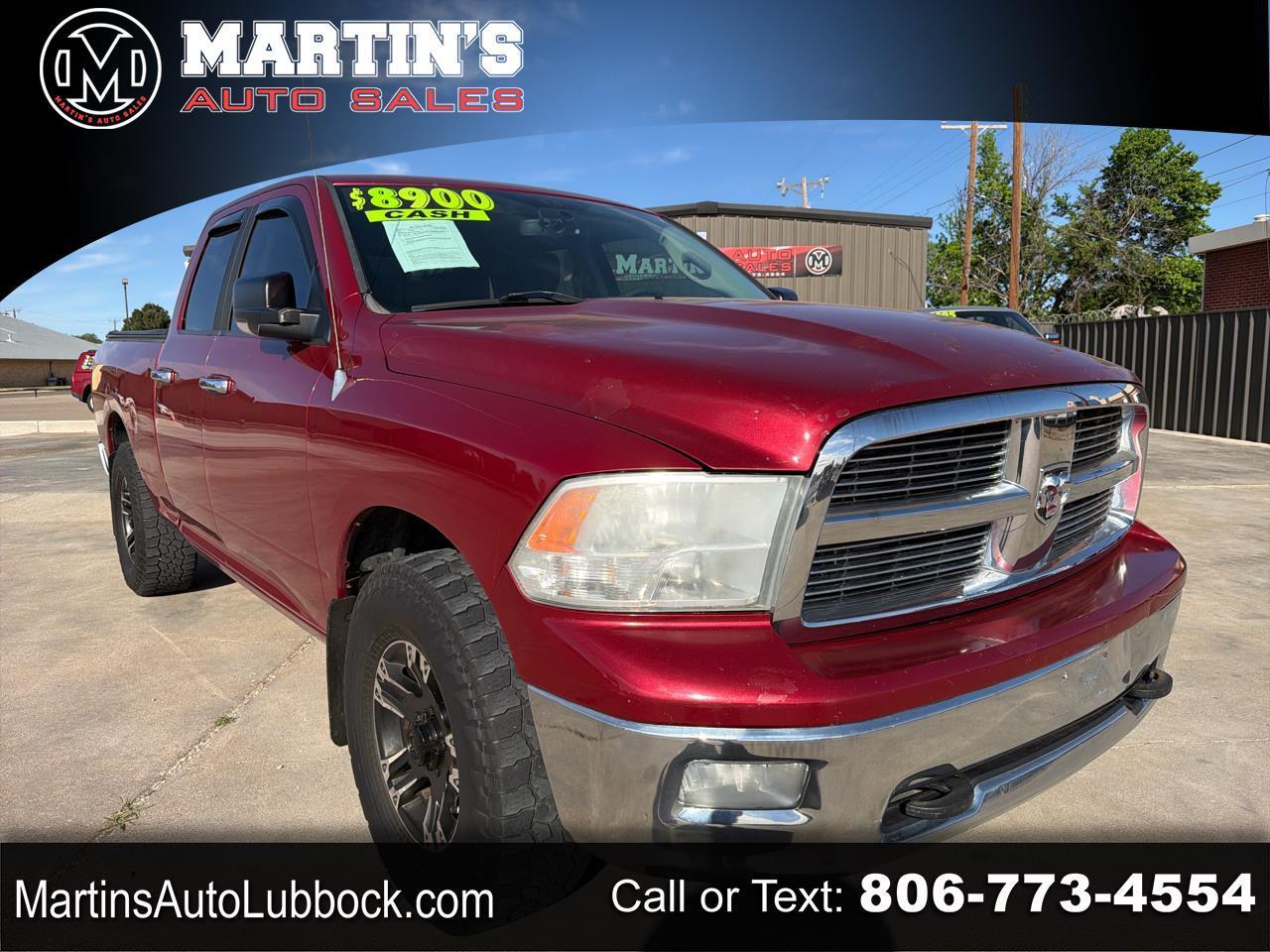 2011 RAM 1500 4WD Quad Cab 140.5" SLT