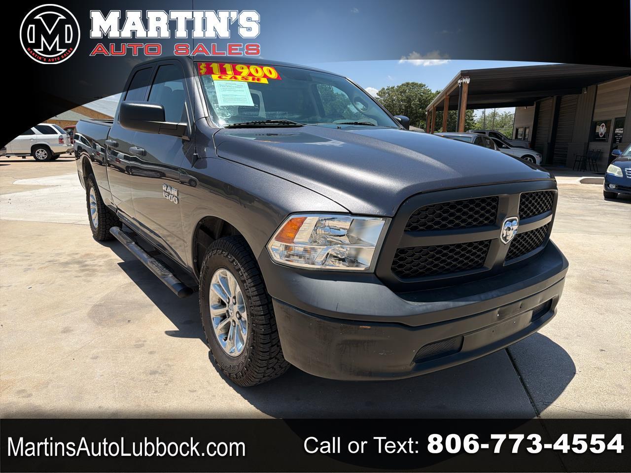 2018 RAM 1500 Tradesman 4x2 Quad Cab 6'4" Box