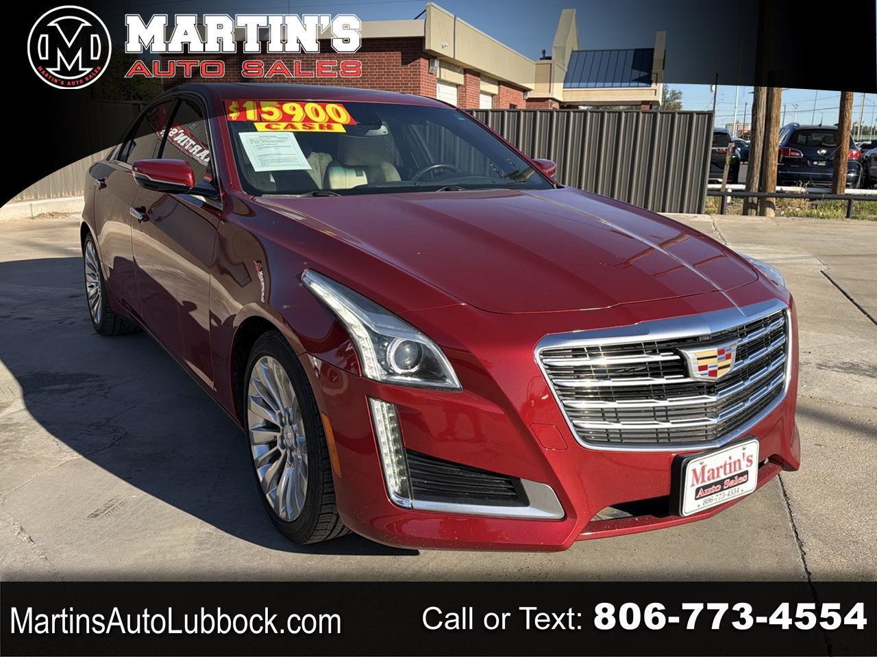 2017 Cadillac CTS Sedan 4dr Sdn 3.6L Luxury RWD