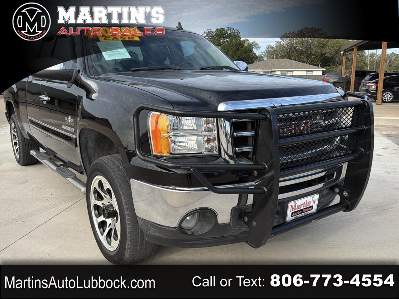 2013 GMC Sierra 1500 2WD Ext Cab 143.5" SLE