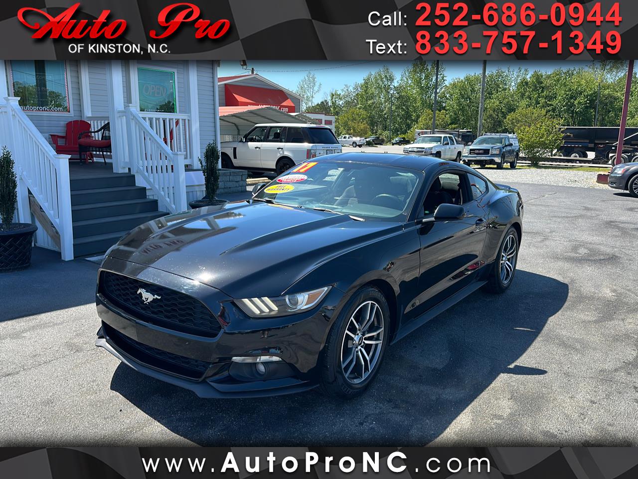 Used 2017 Ford Mustang EcoBoost Fastback for Sale in Kinston NC 28504