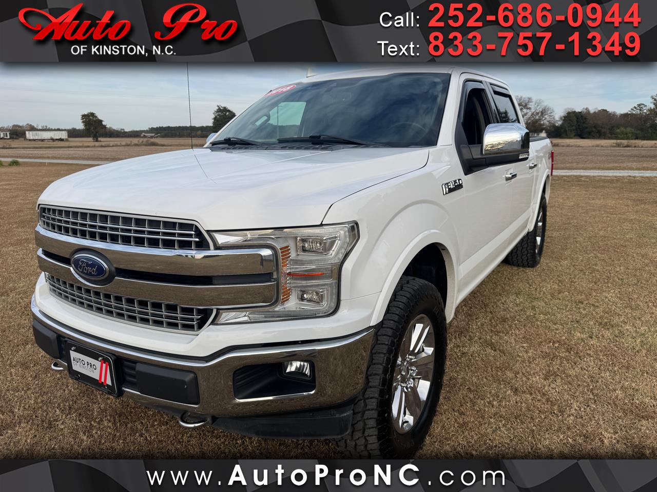 2018 Ford F-150 4WD SuperCrew 139" Lariat