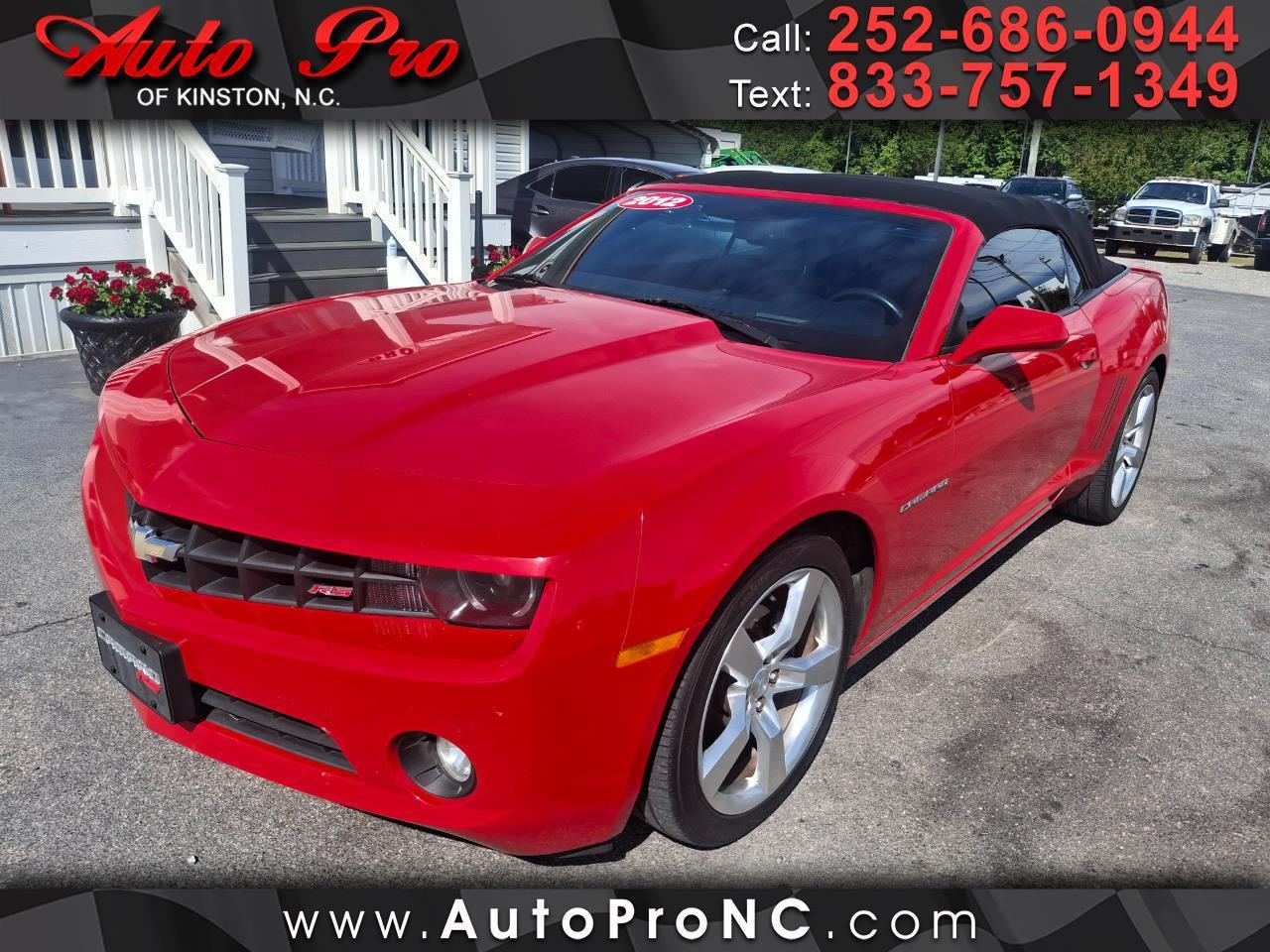 2012 Chevrolet Camaro 2dr Conv 2LT