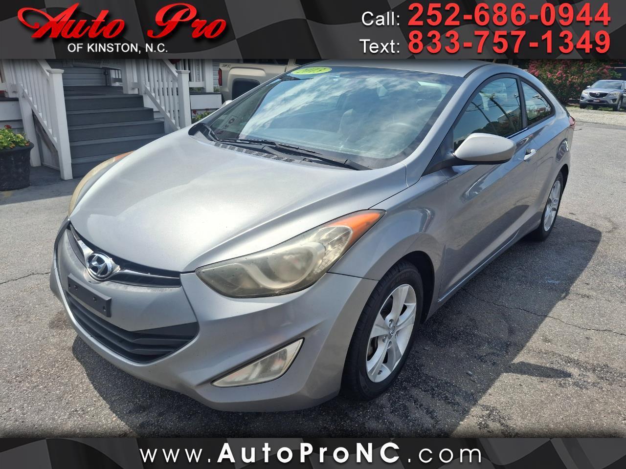 2013 Hyundai Elantra Coupe 2dr Auto GS