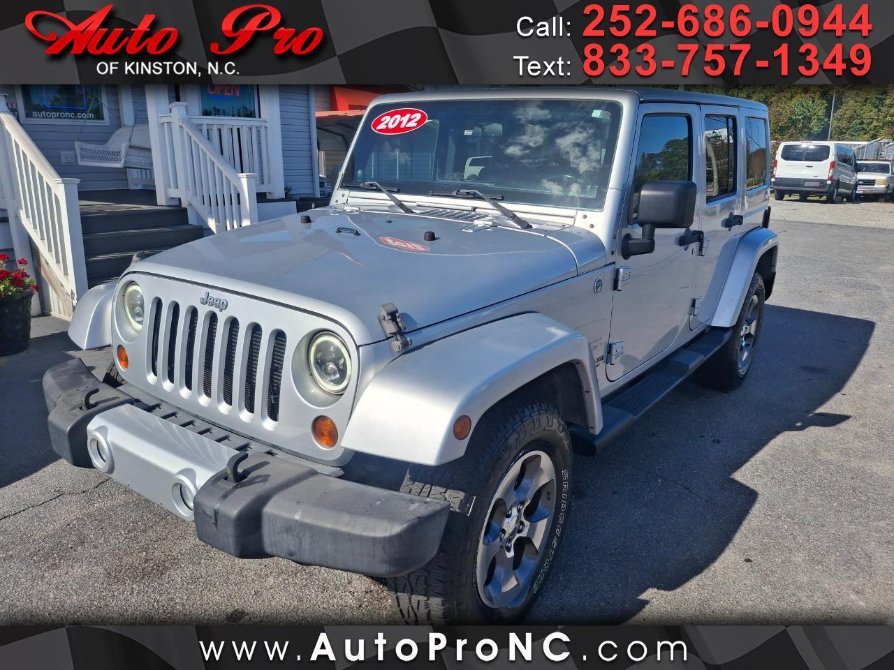 2012 Jeep Wrangler Unlimited 4WD 4dr Sahara