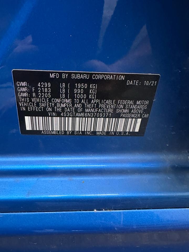 Subaru Impreza Sport 5-door CVT 2022