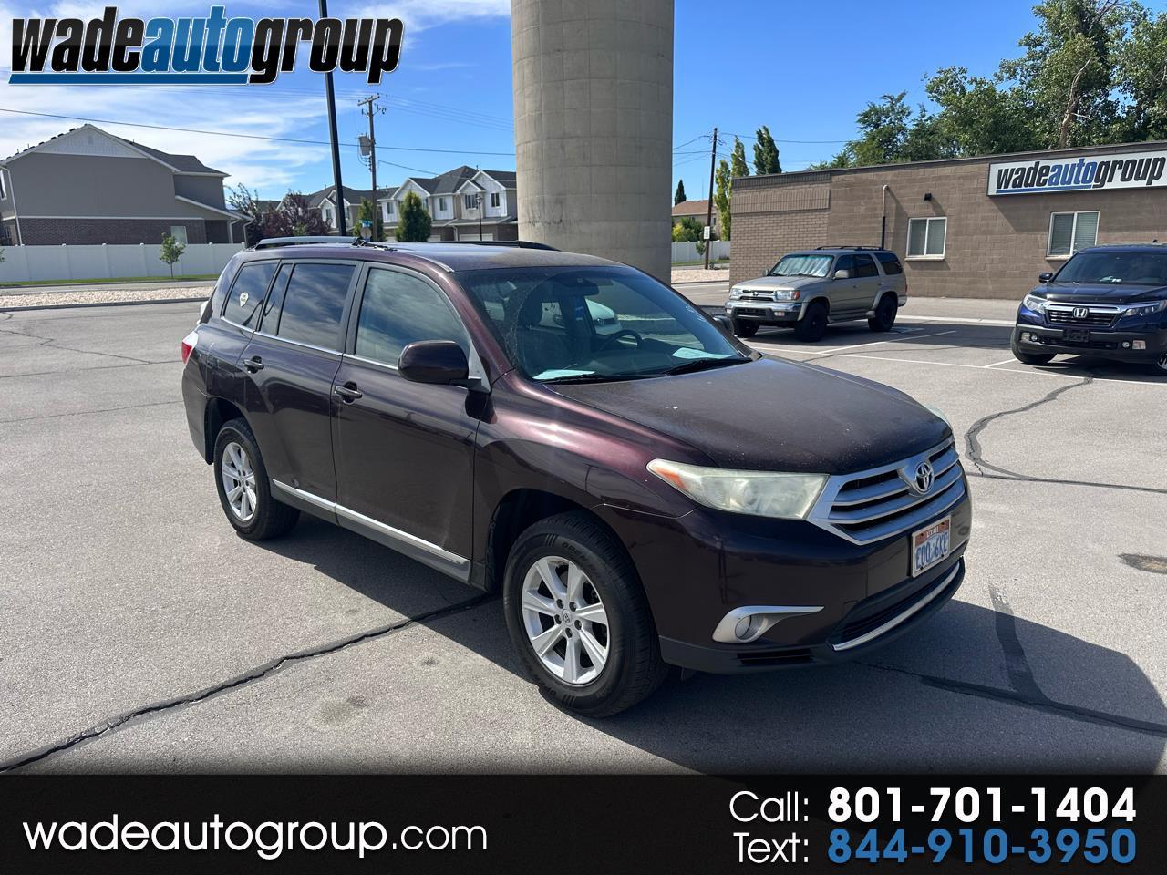 Toyota Highlander 4WD 4dr V6 (Natl) 2012