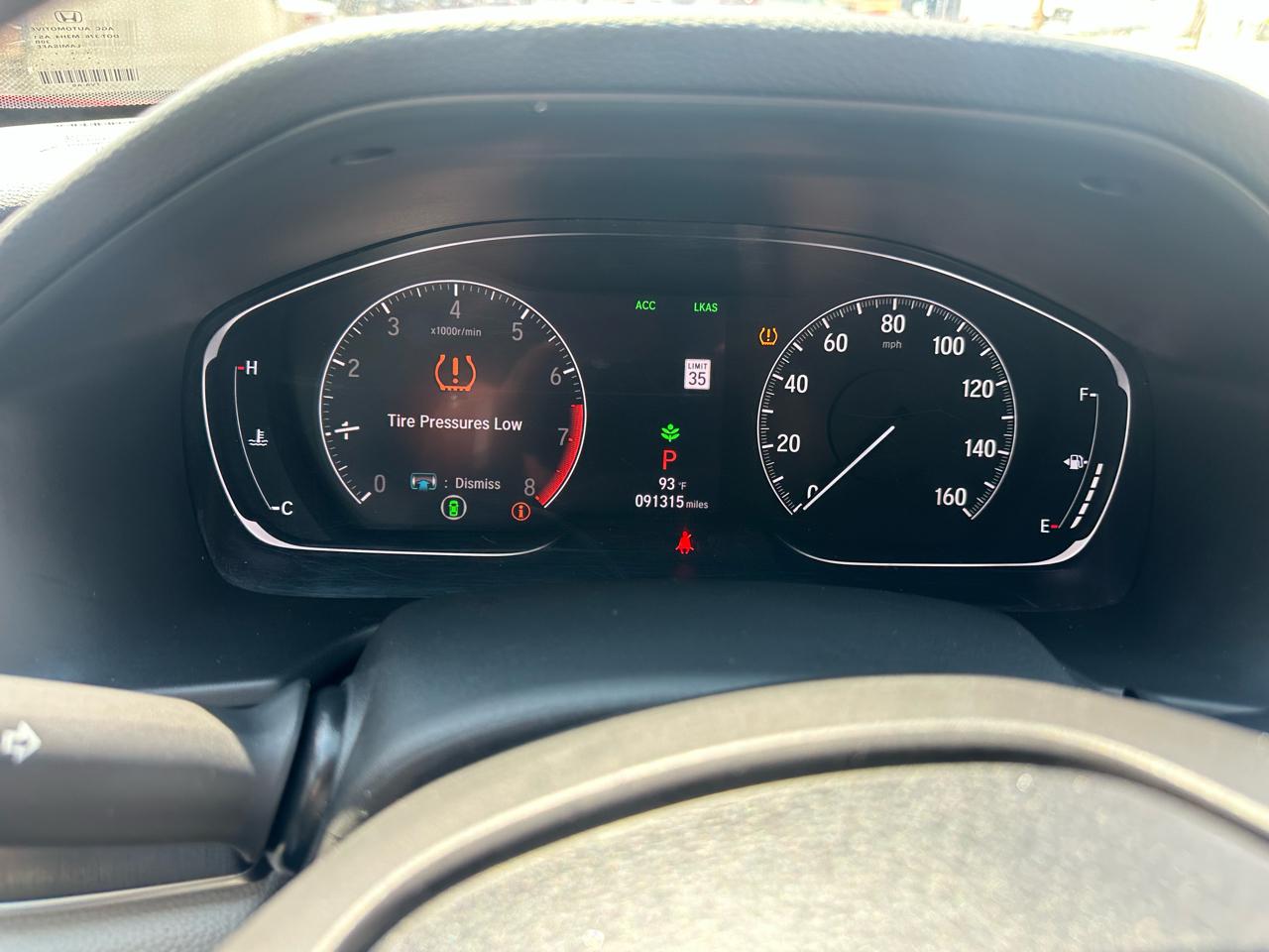 Honda Accord Sedan LX 1.5T CVT 2018