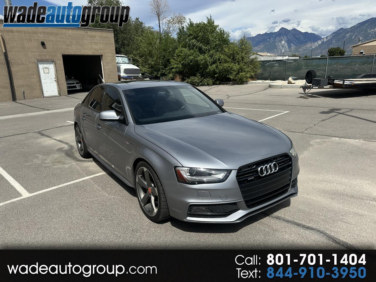 Audi A4 4dr Sdn Auto quattro 2.0T Premium Plus 2015