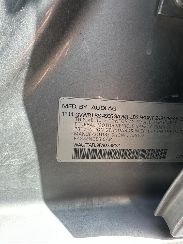 Audi A4 4dr Sdn Auto quattro 2.0T Premium Plus 2015