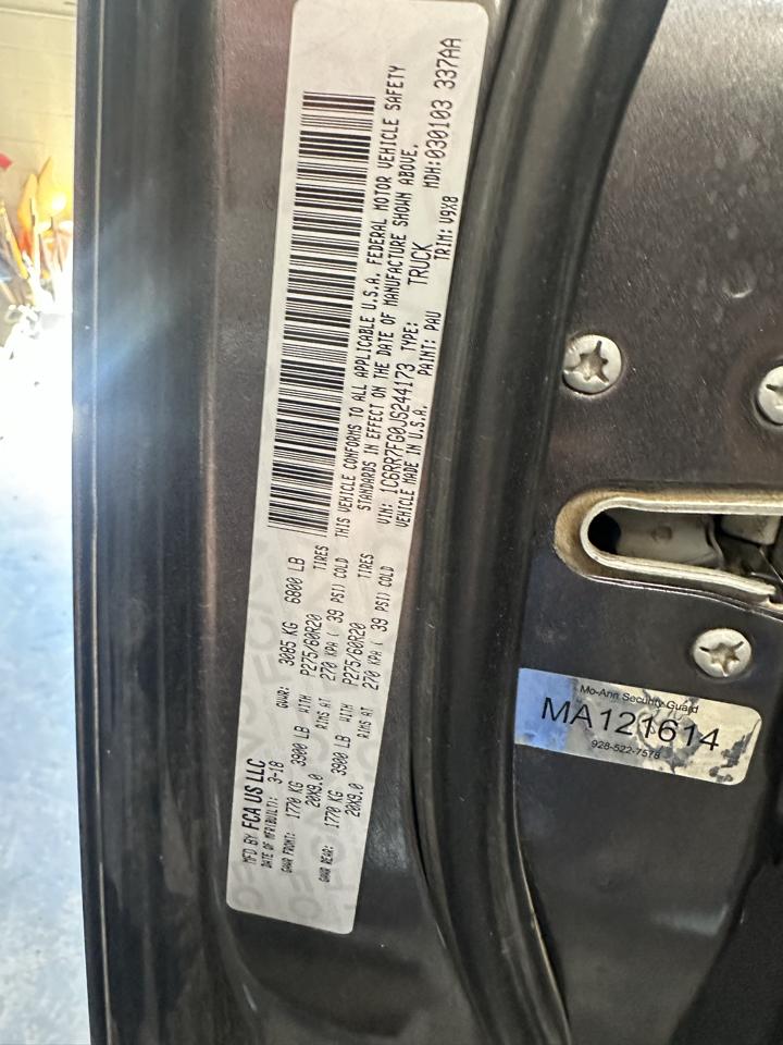 RAM 1500  2018