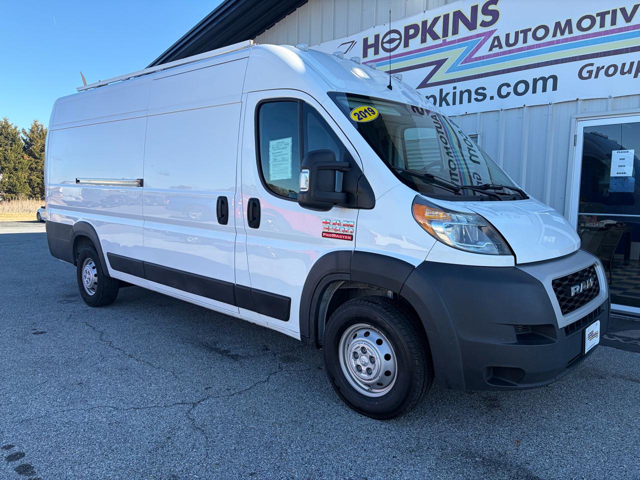 RAM ProMaster Cargo Van 3500 High Roof 159" WB EXT 2019
