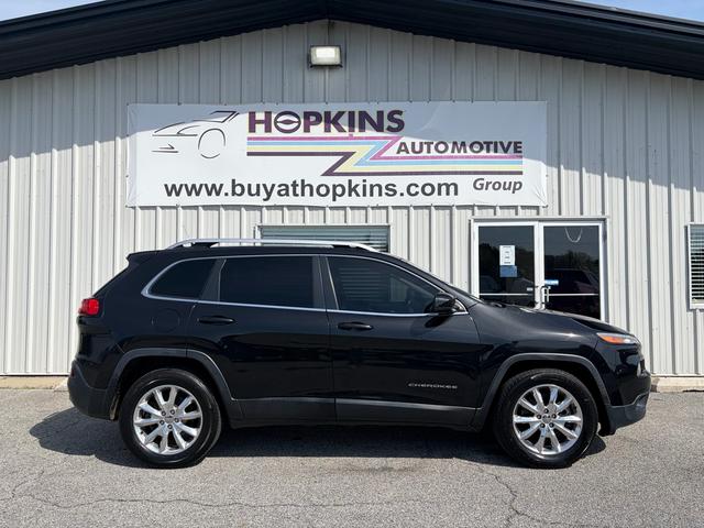 Black 2014 Jeep Cherokee Limited 4WD SUV / Crossover Four-Wheel Drive Automatic