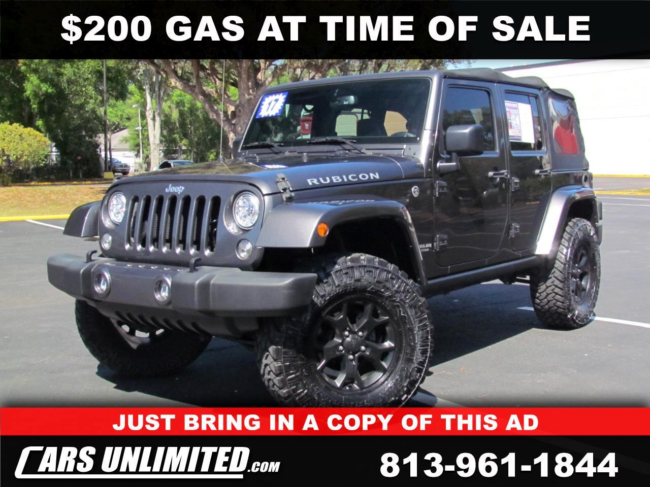 Jeep Wrangler 4WD 4dr Unlimited Rubicon 2017
