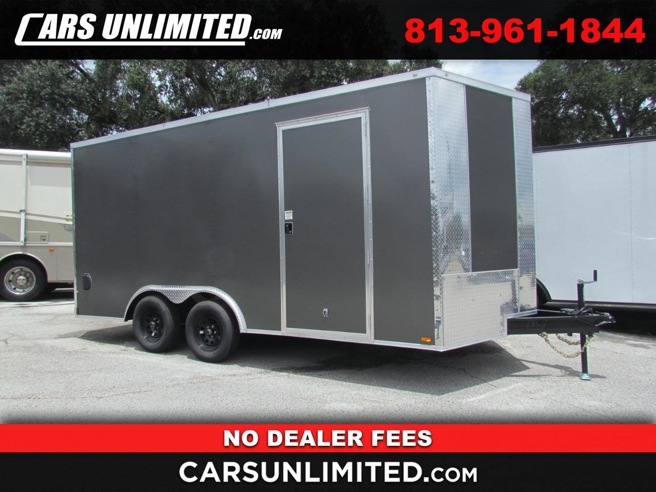 2026 Trailer Enclosed Trailer 7 FT TALL 8.5 FT WIDE 16 FT LONG TA CARGO