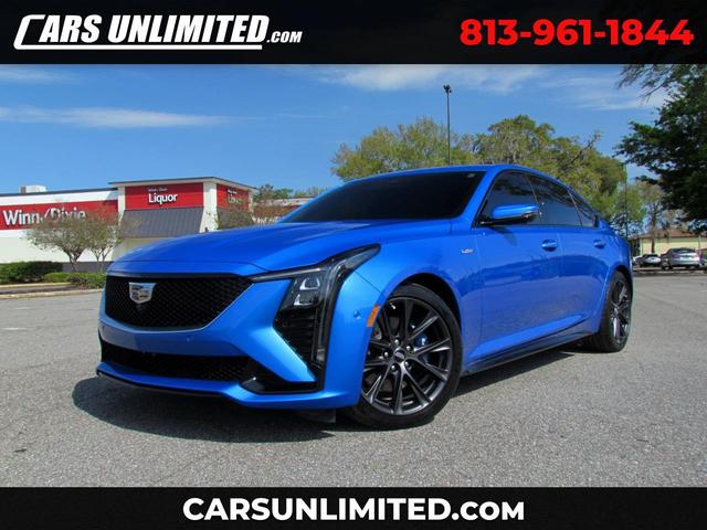 Coastal Blue Metallic 2025 Cadillac CT5 V-Series RWD Sedan Rear-Wheel Drive Automatic