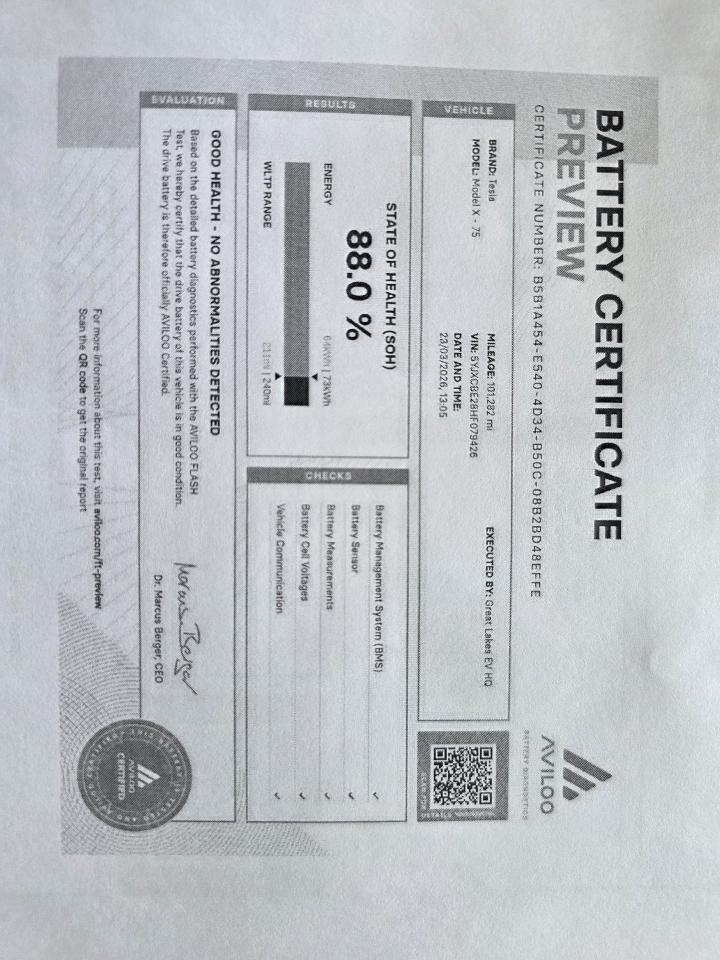 Tesla Model X 75D AWD 2017