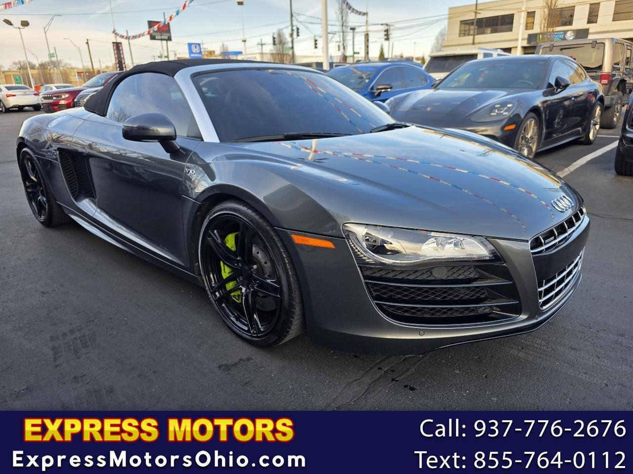 2011 Audi R8 2dr Conv Auto quattro Spyder 5.2L