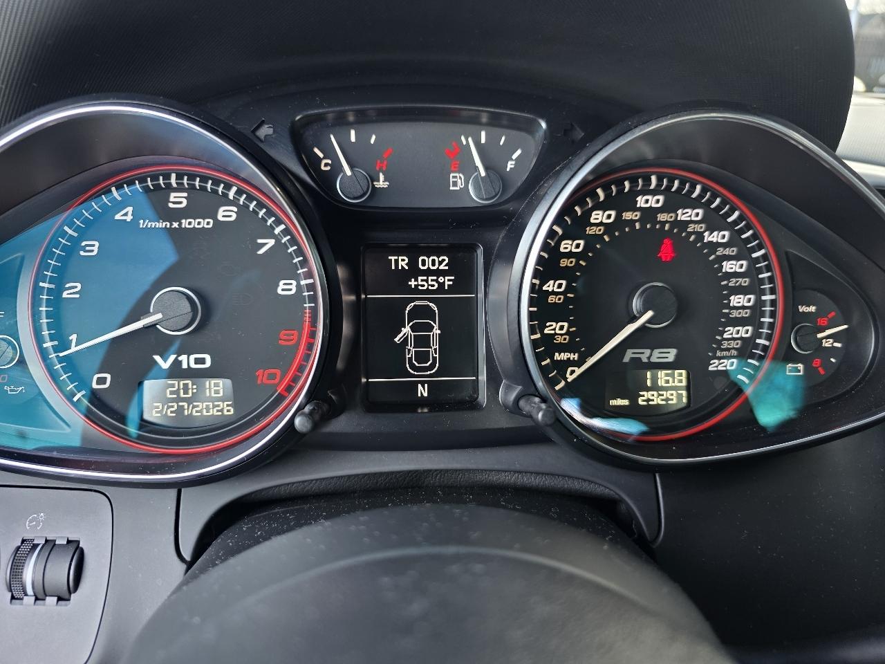 Audi R8 2dr Conv Auto quattro Spyder 5.2L 2011