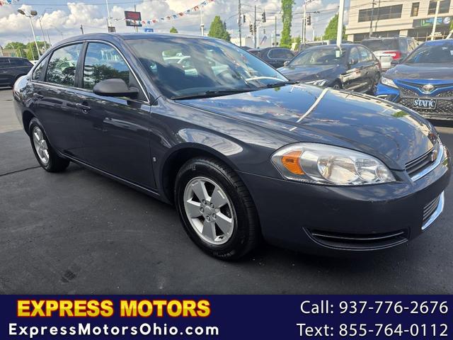 Gray 2008 Chevrolet Impala 1LT FWD Sedan Front-Wheel Drive Automatic