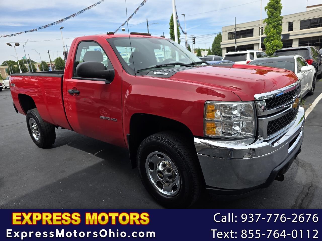 2014 Chevrolet Silverado 2500HD 4WD Reg Cab 133.7" Work Truck