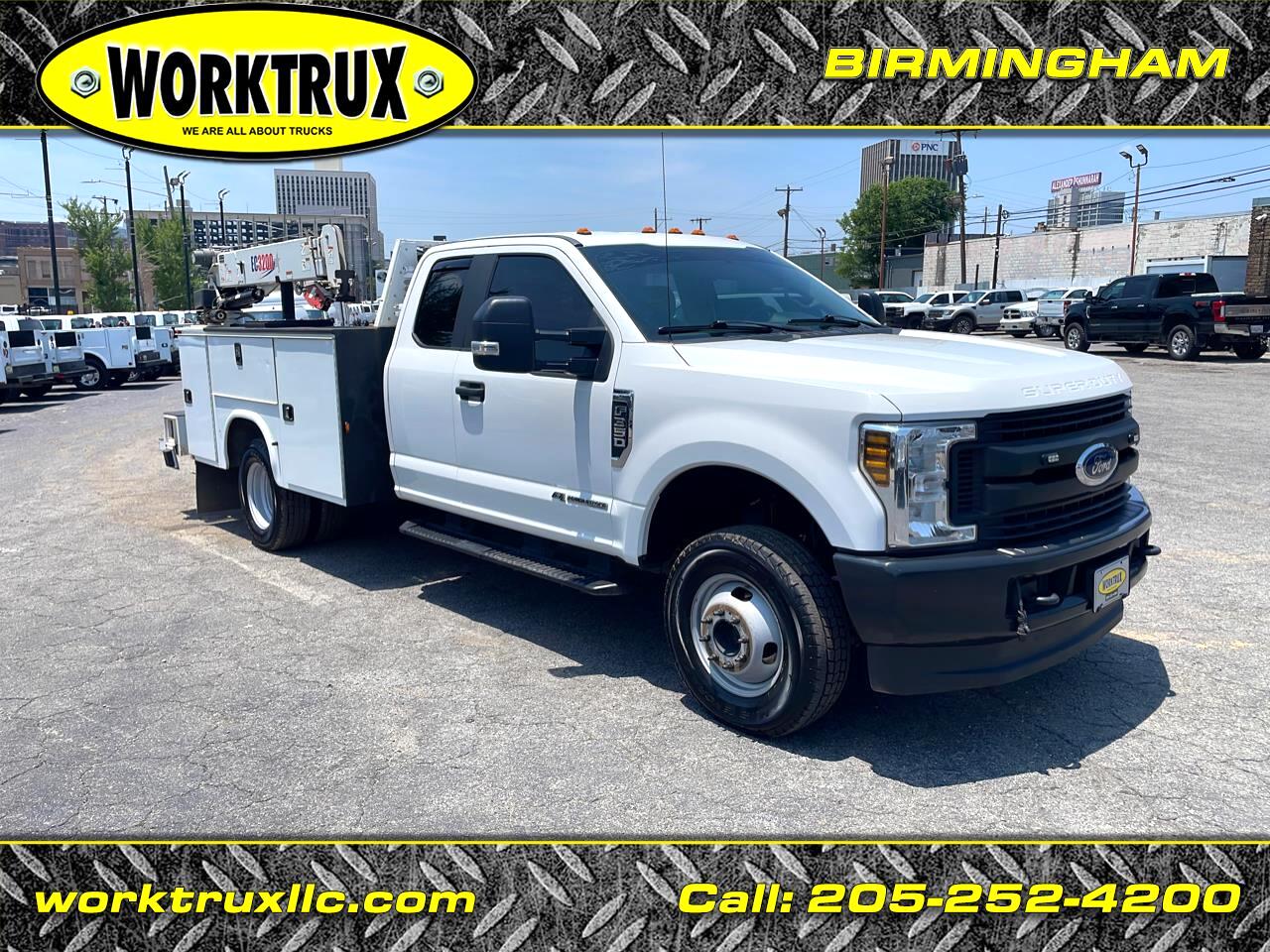 2019 Ford F-350 SD XL SuperCab Long Bed DRW 4WD Crane Truck