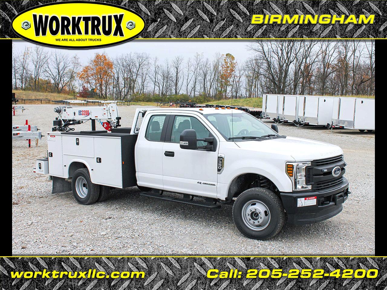 2019 Ford F-350 SD XL SuperCab Long Bed DRW 4WD Crane Truck