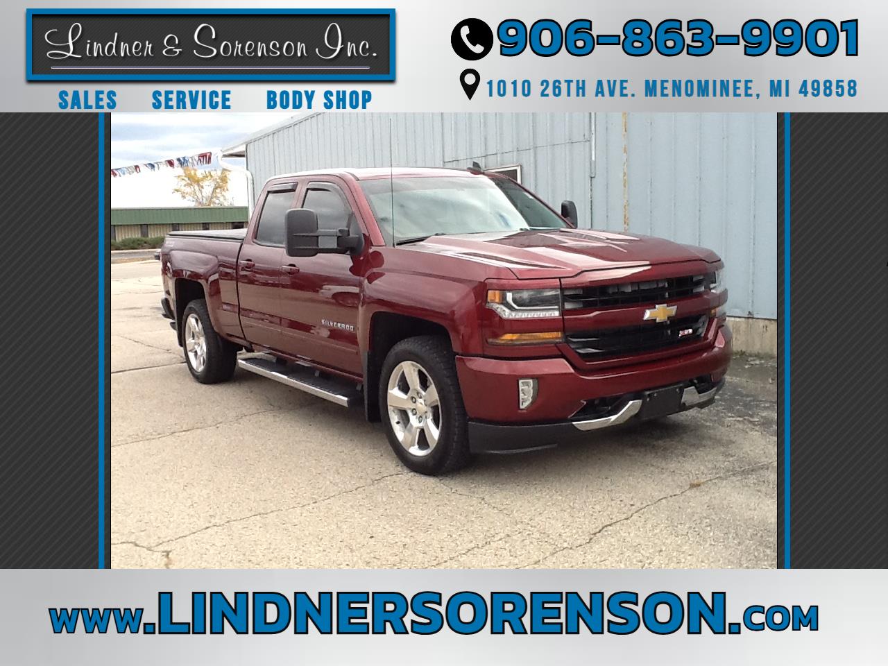2016 Chevrolet Silverado 1500 4WD Double Cab 143.5" LT w/2LT
