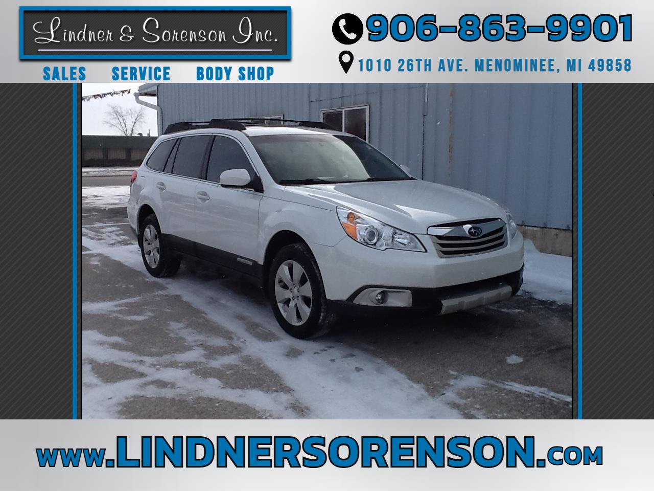 Subaru Outback 4dr Wgn H4 Auto 2.5i Limited Pwr Moon 2011