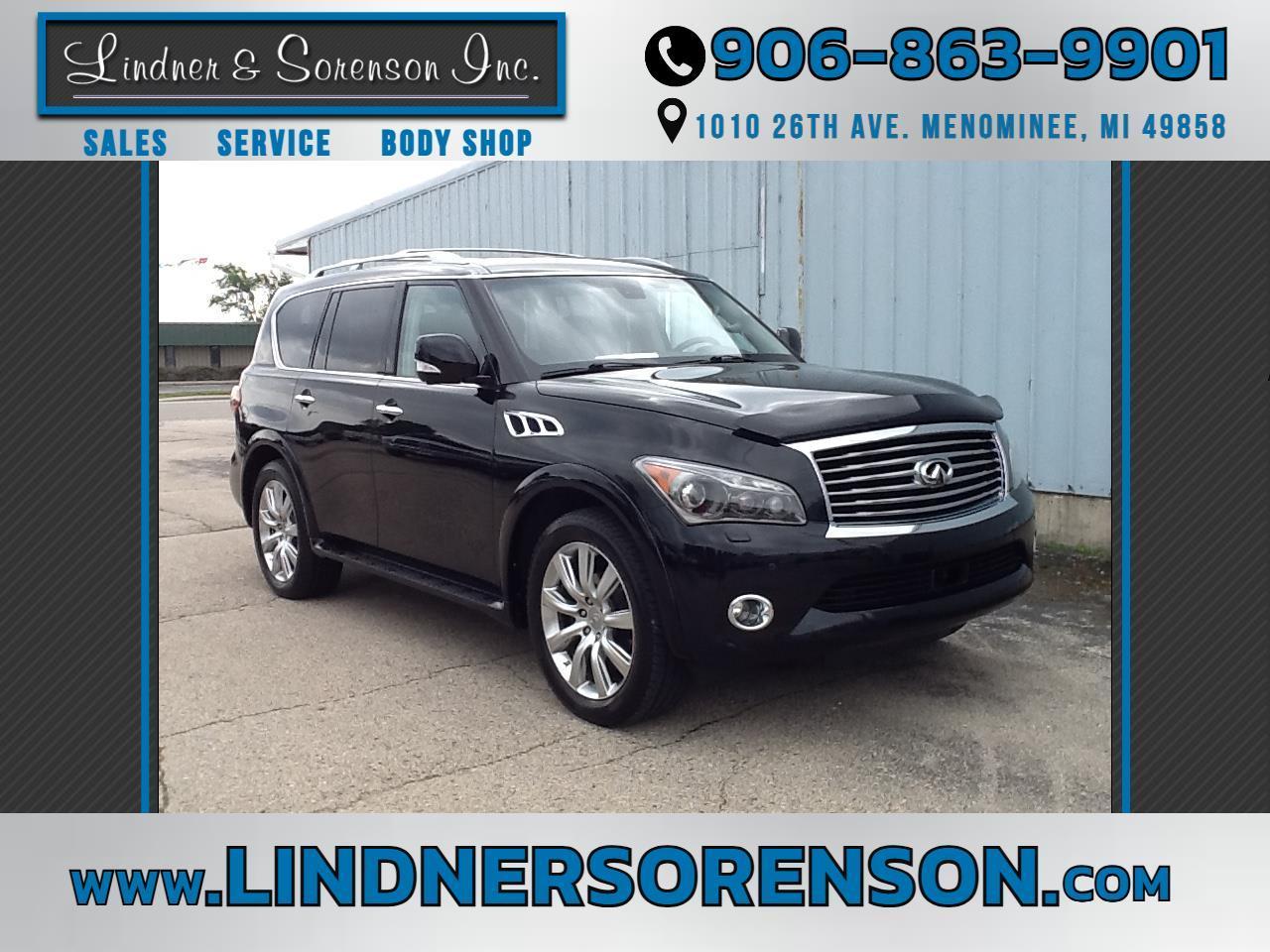 Infiniti QX56 4WD 4dr 7-passenger 2012