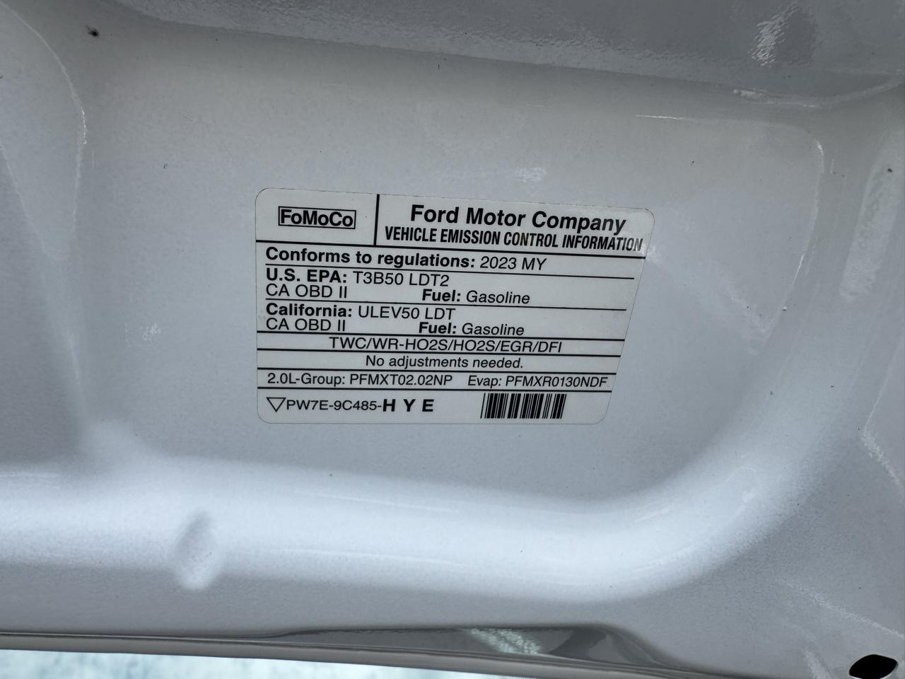 Ford Transit Connect Van XL LWB w/Rear Symmetrical Doors 2023